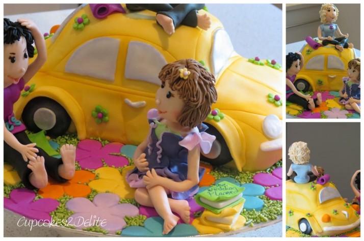 Volkswagen Beetle Birthday Cake