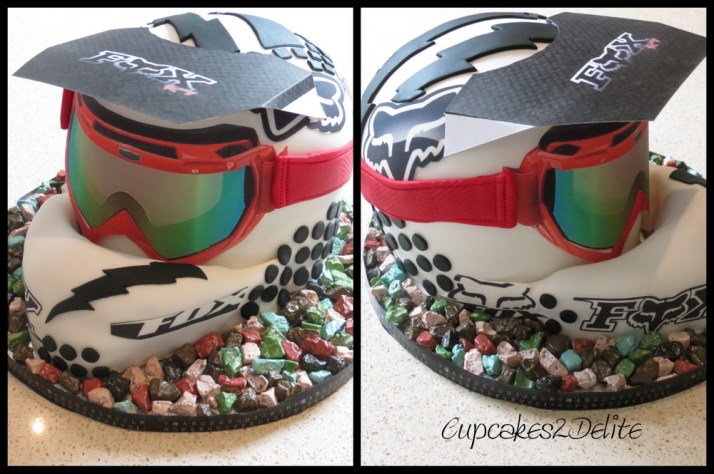 Motorbike Helmet Cake