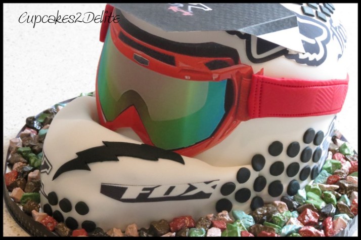 Motorbike Helmet Cake