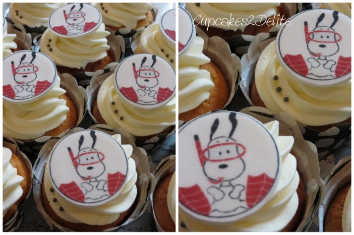 Snoopy Cupcakes