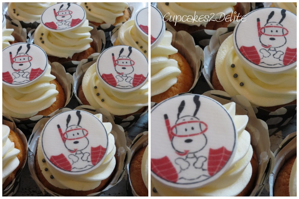 Snoopy Cupcakes