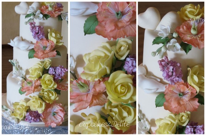 Peggy Porschen inspired Wedding Cake