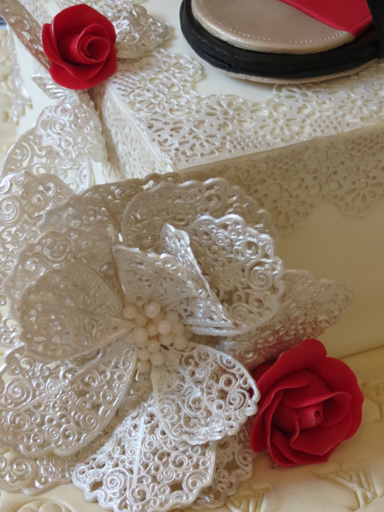 Louis Vuitton Shoe Cake