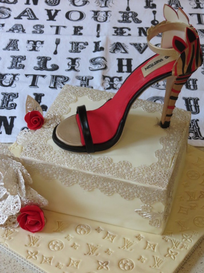 Louis Vuitton Shoe Cake  (36)
