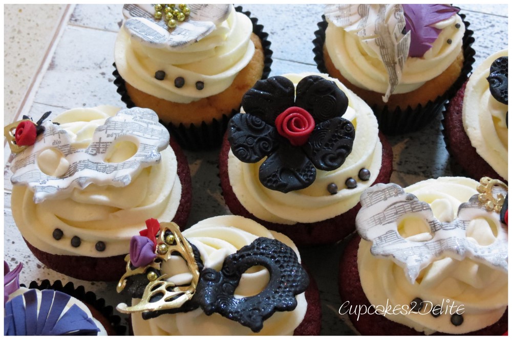 Masquerade Ball Cupcakes