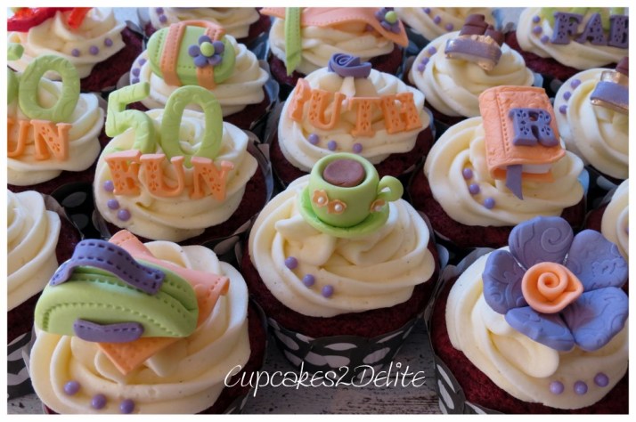 50th Birthday Cupcakes for a Female
