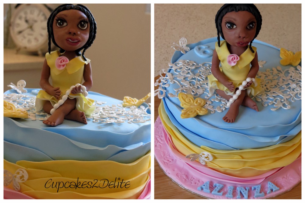 Girl in Yellow Dress Cake