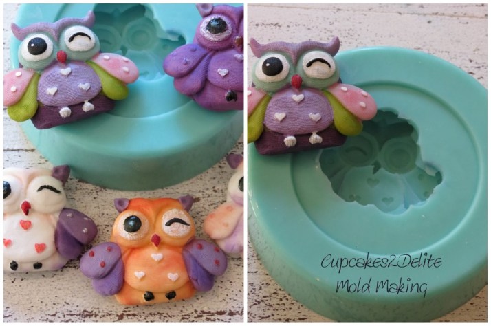 Owl Mold For Sugar Paste Owl