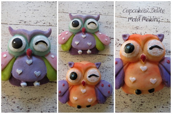 Owl Mold For Sugar Paste Owl