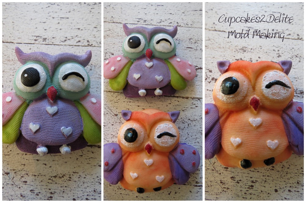 Owl Mold For Sugar Paste Owl