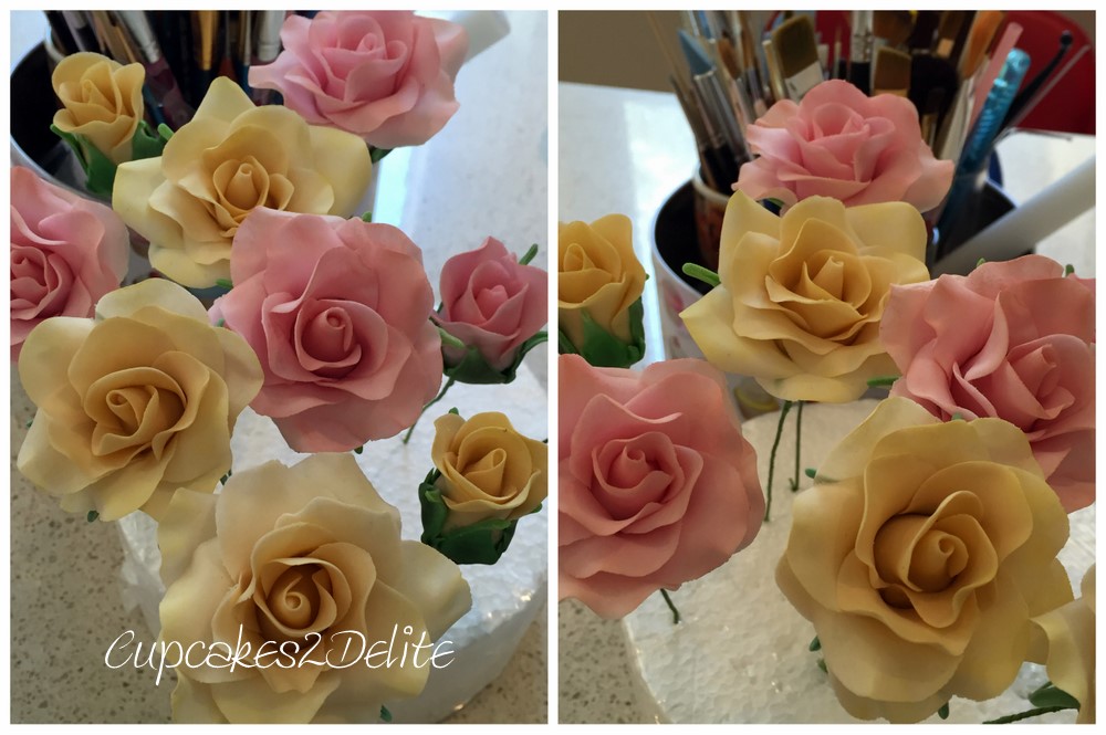 Sugar Paste Roses by Cupcakes2Delite