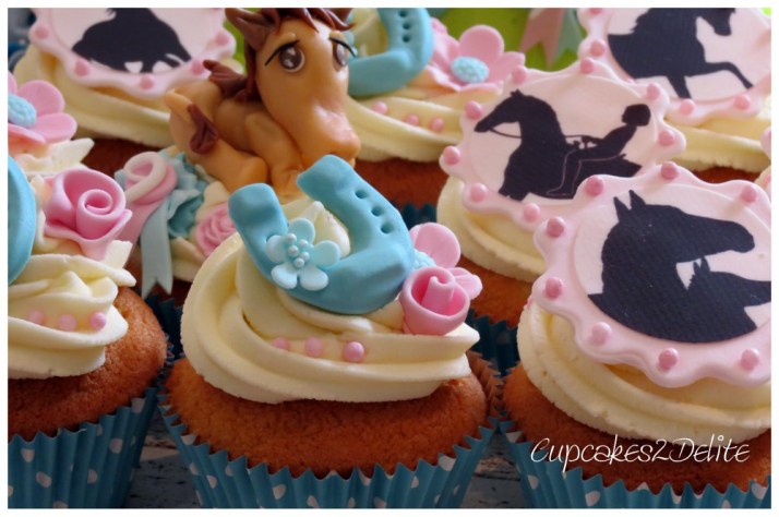 Horse Riding Cupcakes