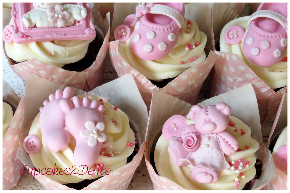 Baby Girl Cupcakes