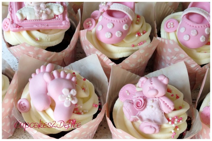 Baby Girl Cupcakes