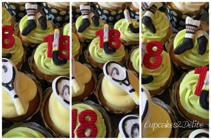 Tennis & Hockey Cupcakes