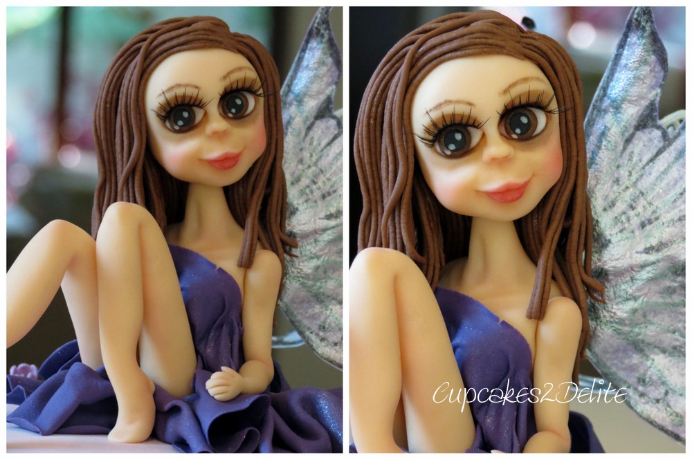 Purple Fairy 21st Birthday Cake