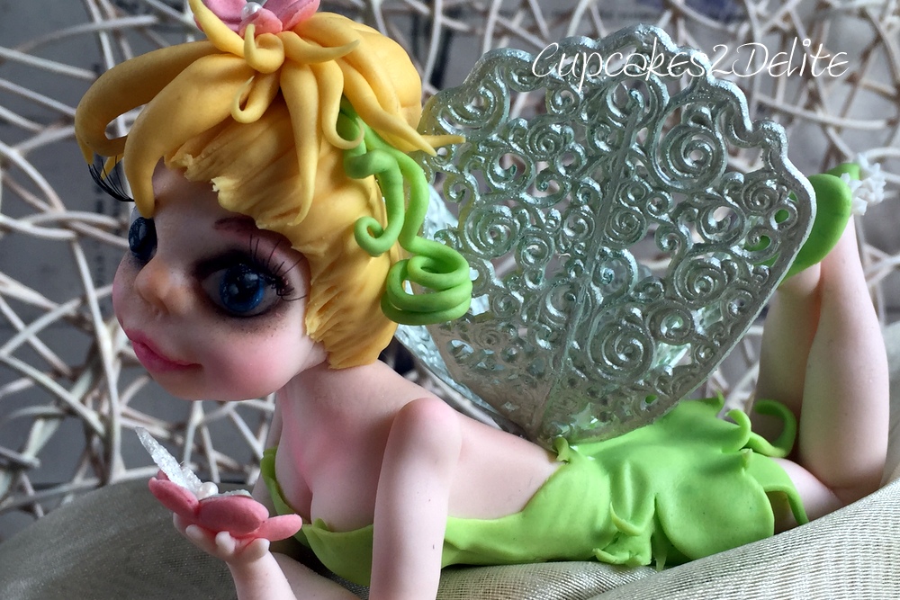 Tinkerbell Figurine for a Woodland Cake