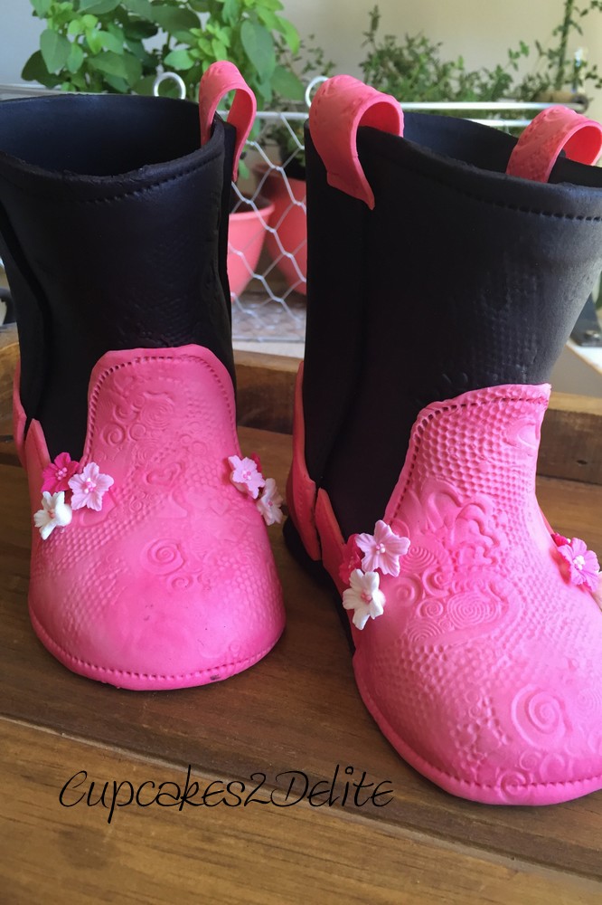 Cowgirl Sugar Paste Boots