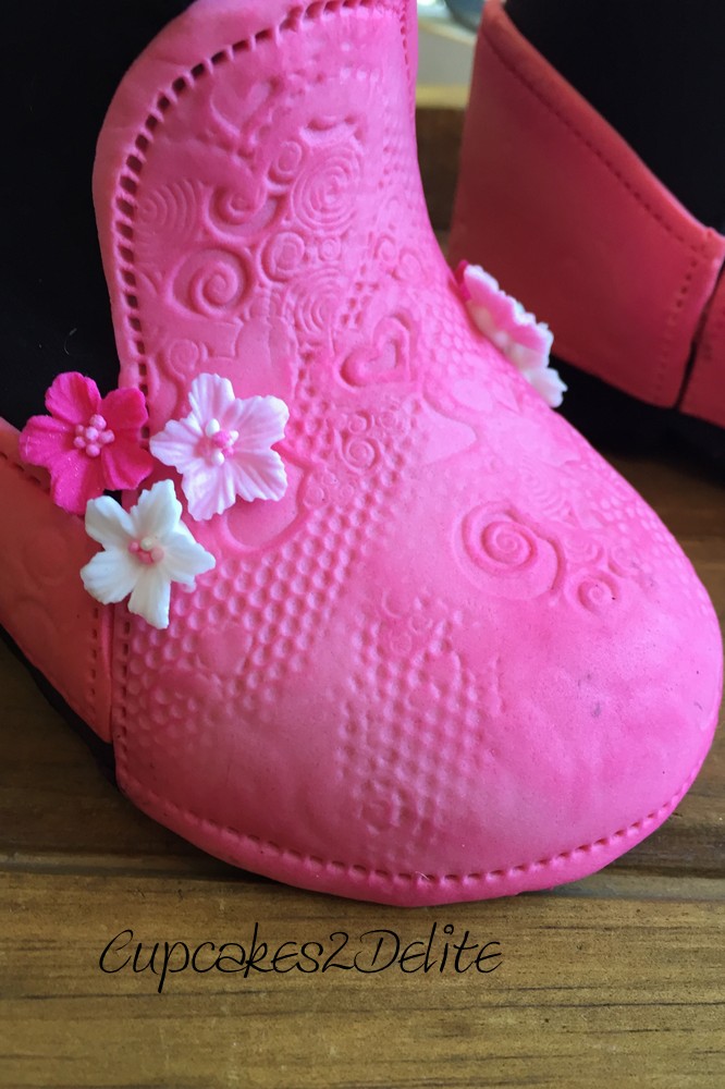Cowgirl Sugar Paste Boots