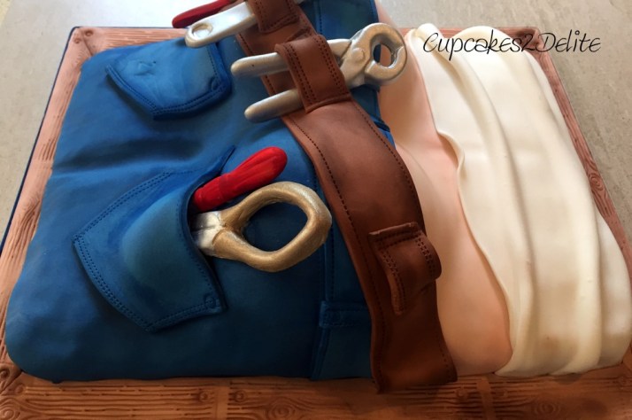 Plumber's Butt Cake