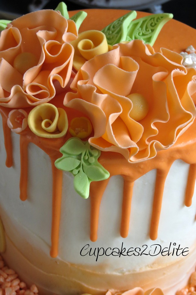 Orange Flower Drizzle Cake