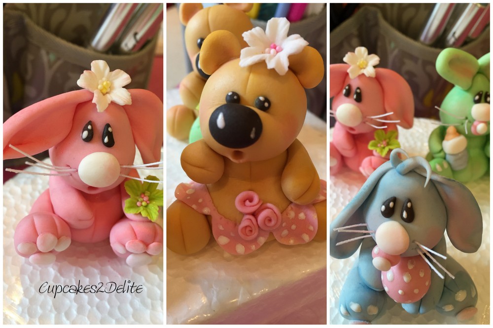 Sugar Paste Teddies & Rabbits