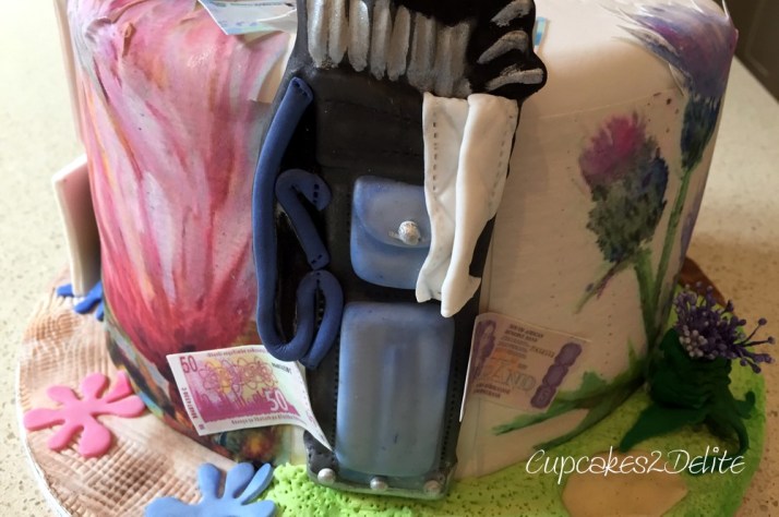 Scottish, Zimbabwean, South African 80th Cake