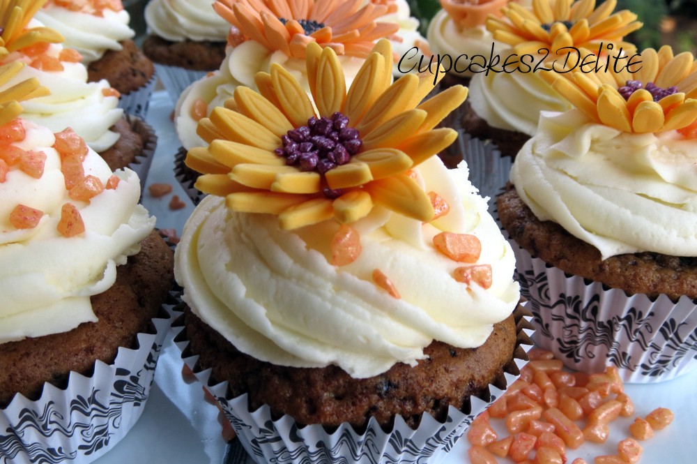 Bright Daisy Cupcakes