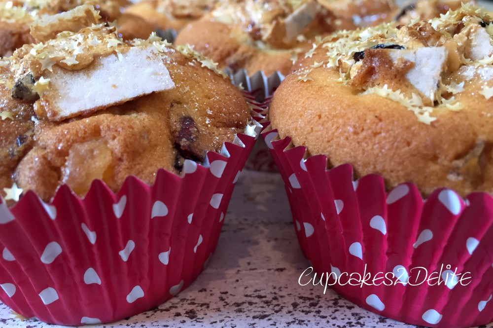 Christmas Cupcakes with Nougat