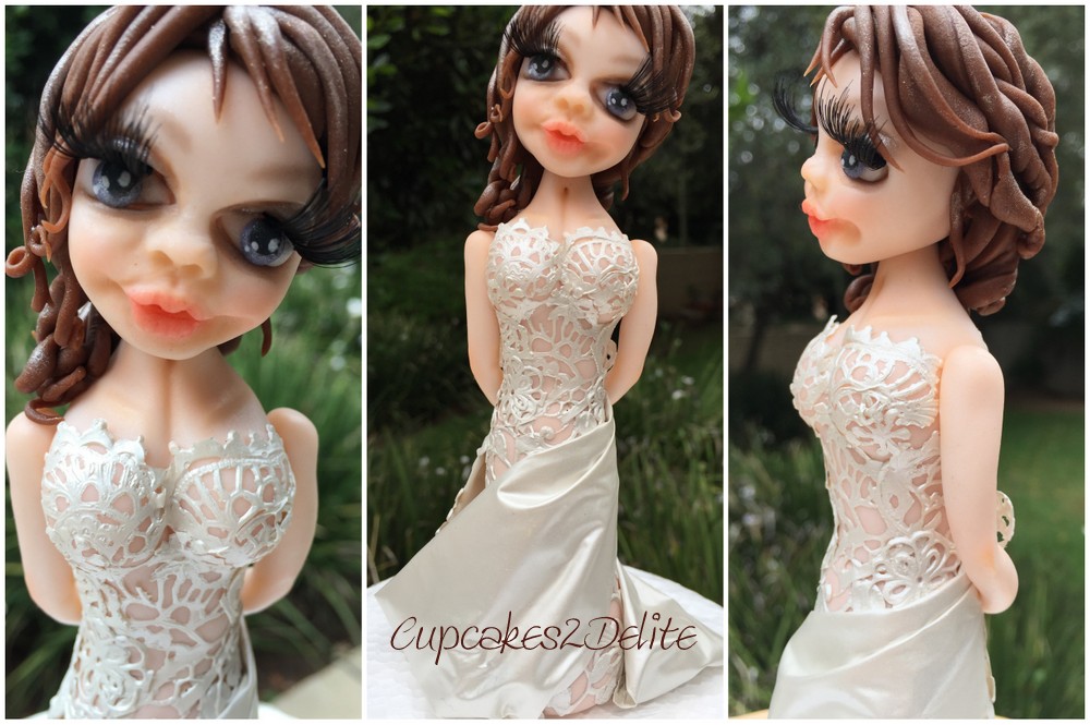 Crystal Candy Edible Fabric & Lace Figurine