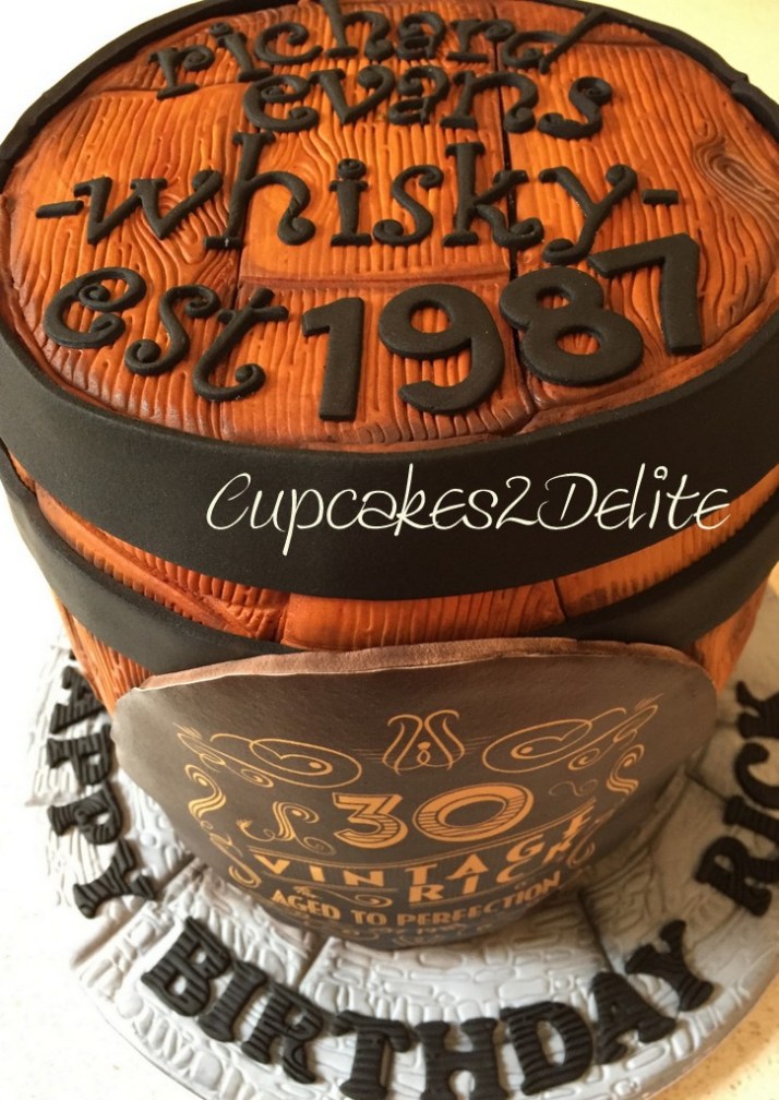 Whisky Barrel Cake1