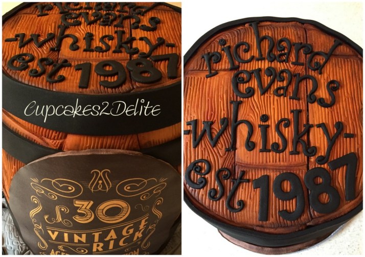 Whisky Barrel Cake