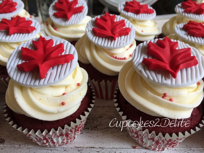 Canada Day Cupcakes