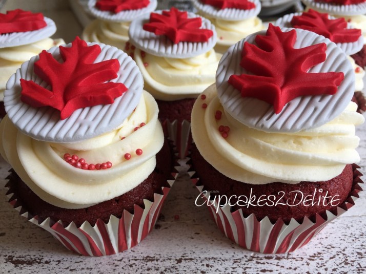 Canada Day Cupcakes