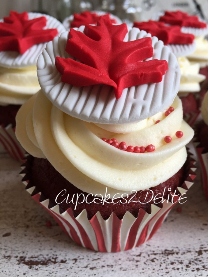 Canada Day Cupcakes