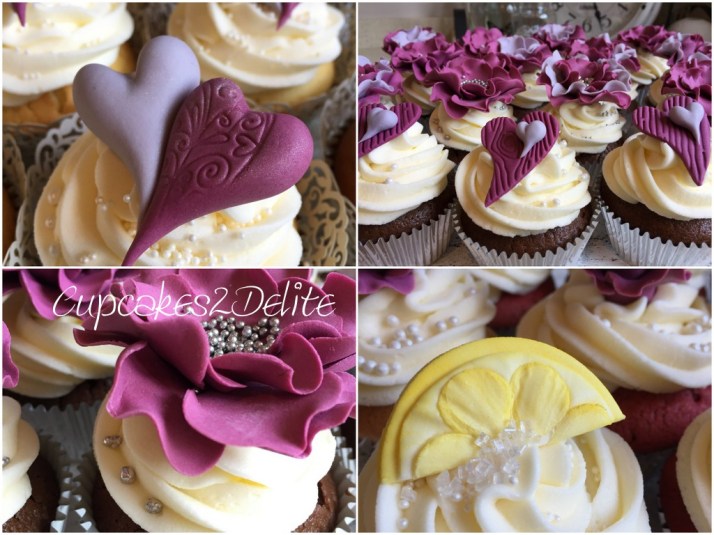 Craig & Anthea's Wedding Cupcakes