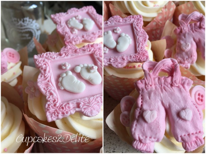 Baby Shower Cupcakes for a Girl