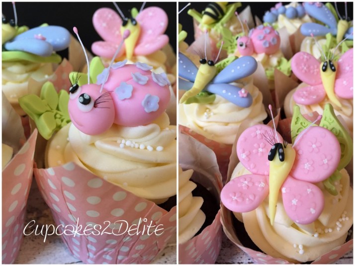 Cute Bug Cupcakes