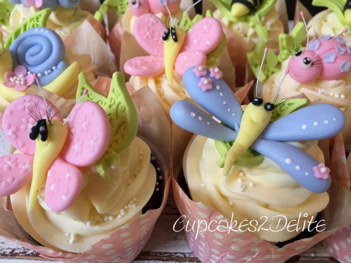 Cute Bug Cupcakes
