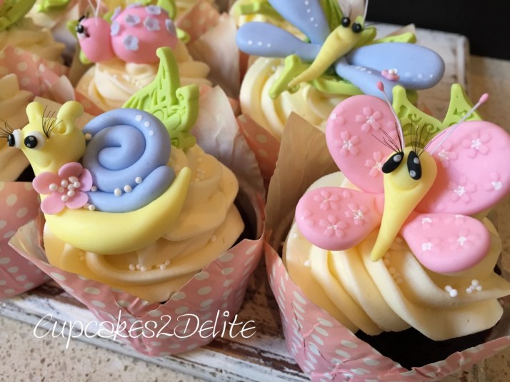 Cute Bug Cupcakes
