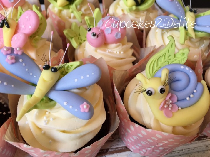 Cute Bug Cupcakes