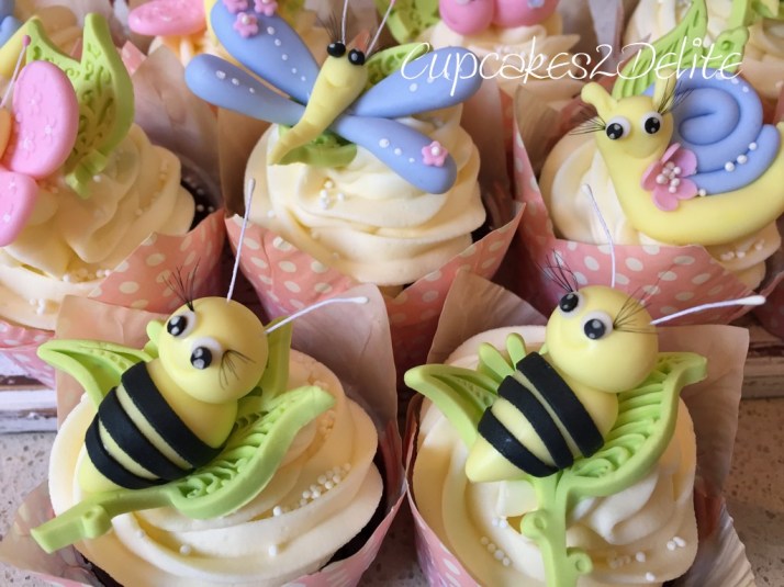 Cute Bug Cupcakes