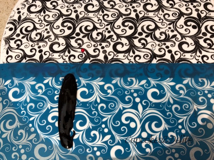 Crystal Candy Memoir Stencilled Board Tutorial