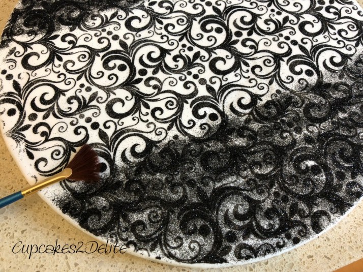 Crystal Candy Memoir Stencilled Board Tutorial