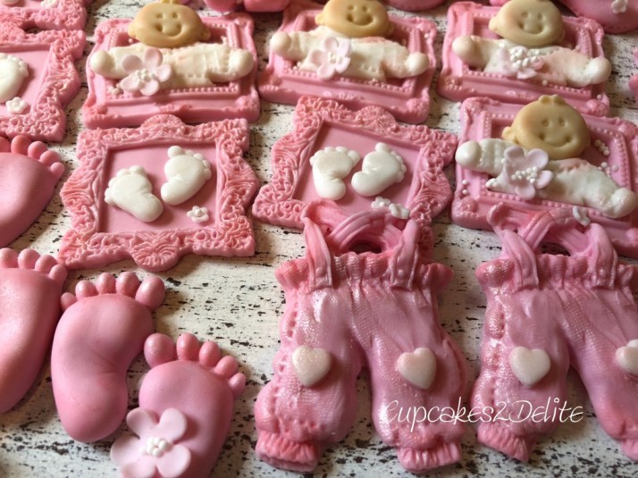 Baby Girl Cupcake Toppers