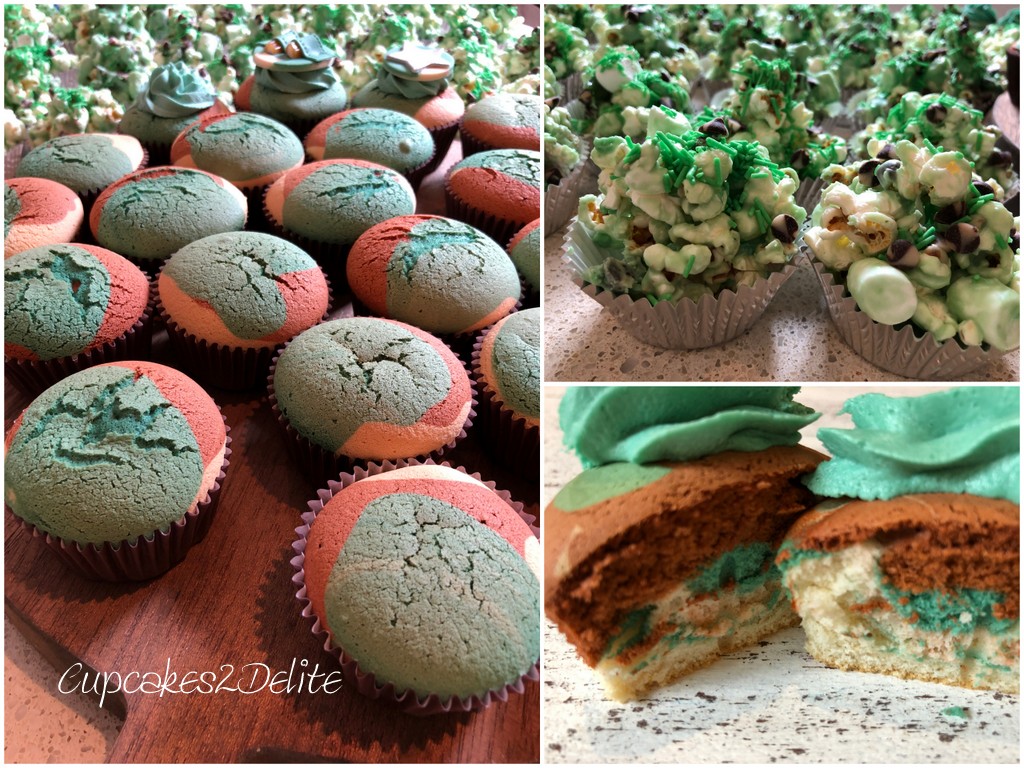 Army Cupcakes for a 16th Birthday