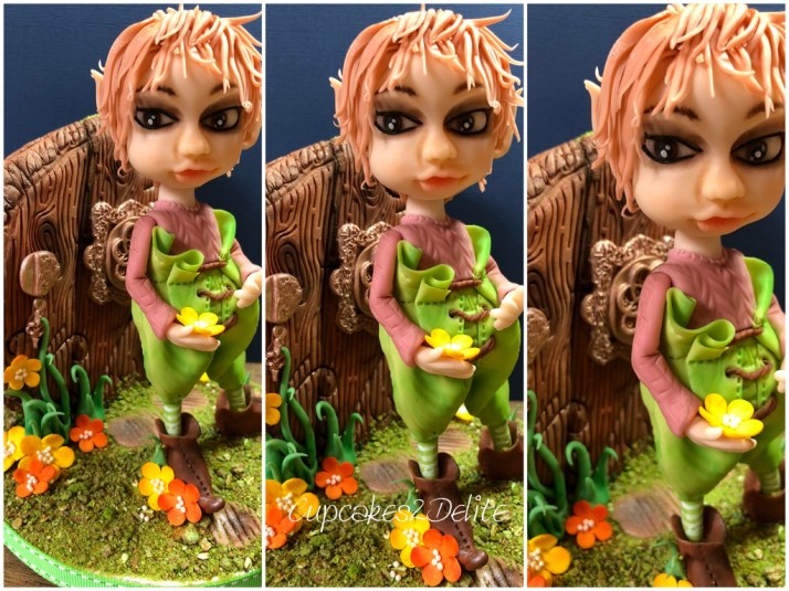 Elf Figurine for Cake Dutchess Edible Alphabet Collaboration