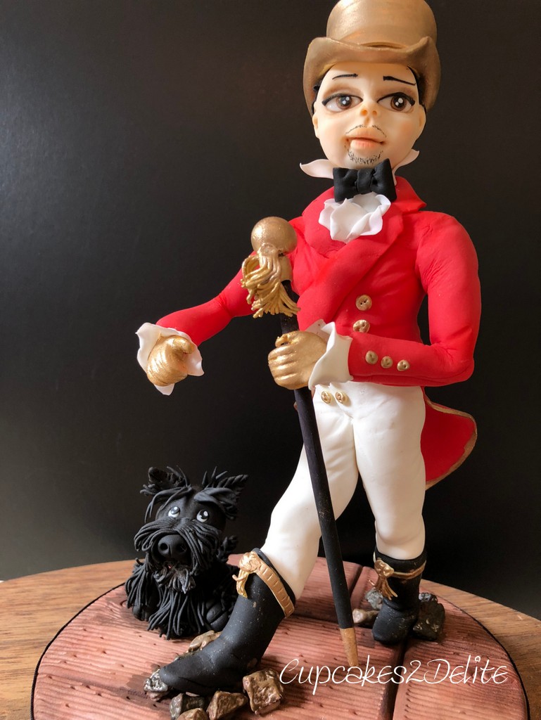 Johnny Walker Cake Topper