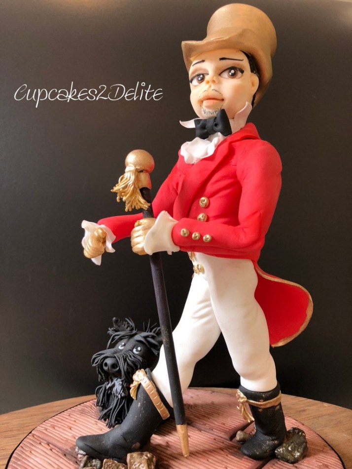 Johnny Walker Cake Topper
