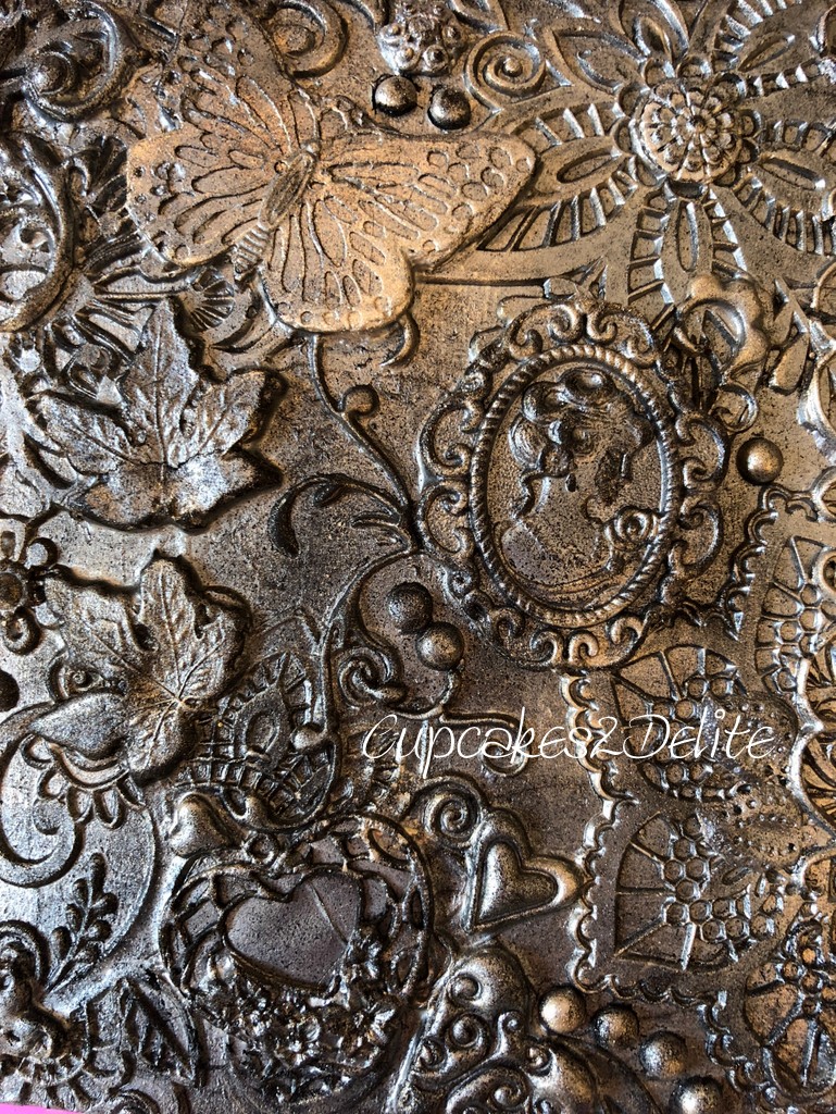 Music Box Sugar Art with Crystal Candy Bas Relief Mould